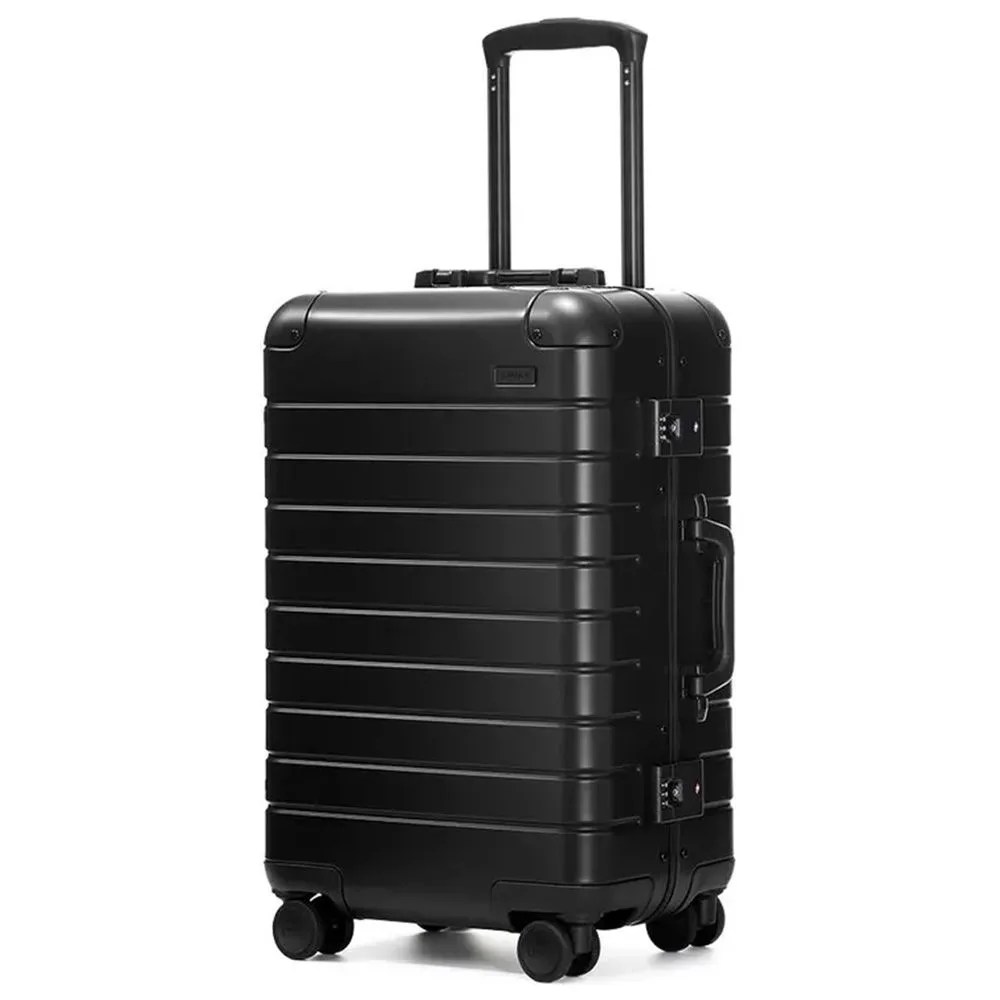 bigger carry on aluminum edition black