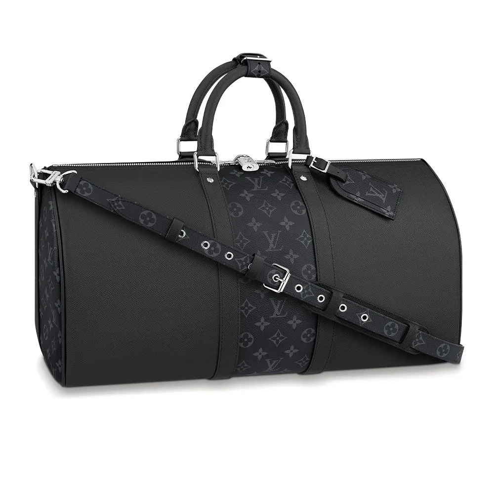 Keepall 50 Bandoulière black bag