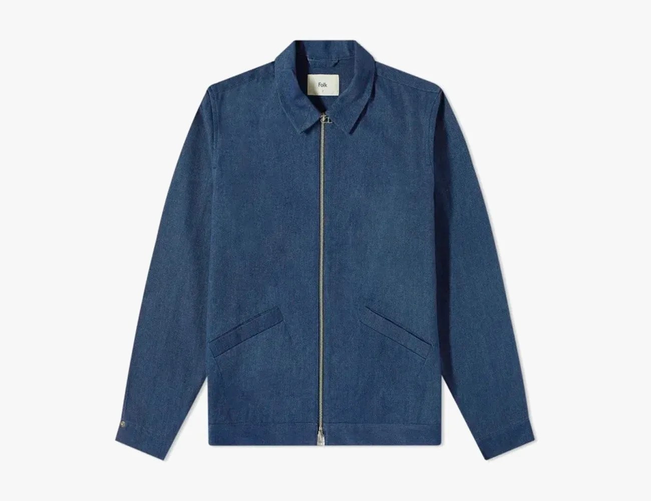 Folk Twill Signal Blouson zip up jacket