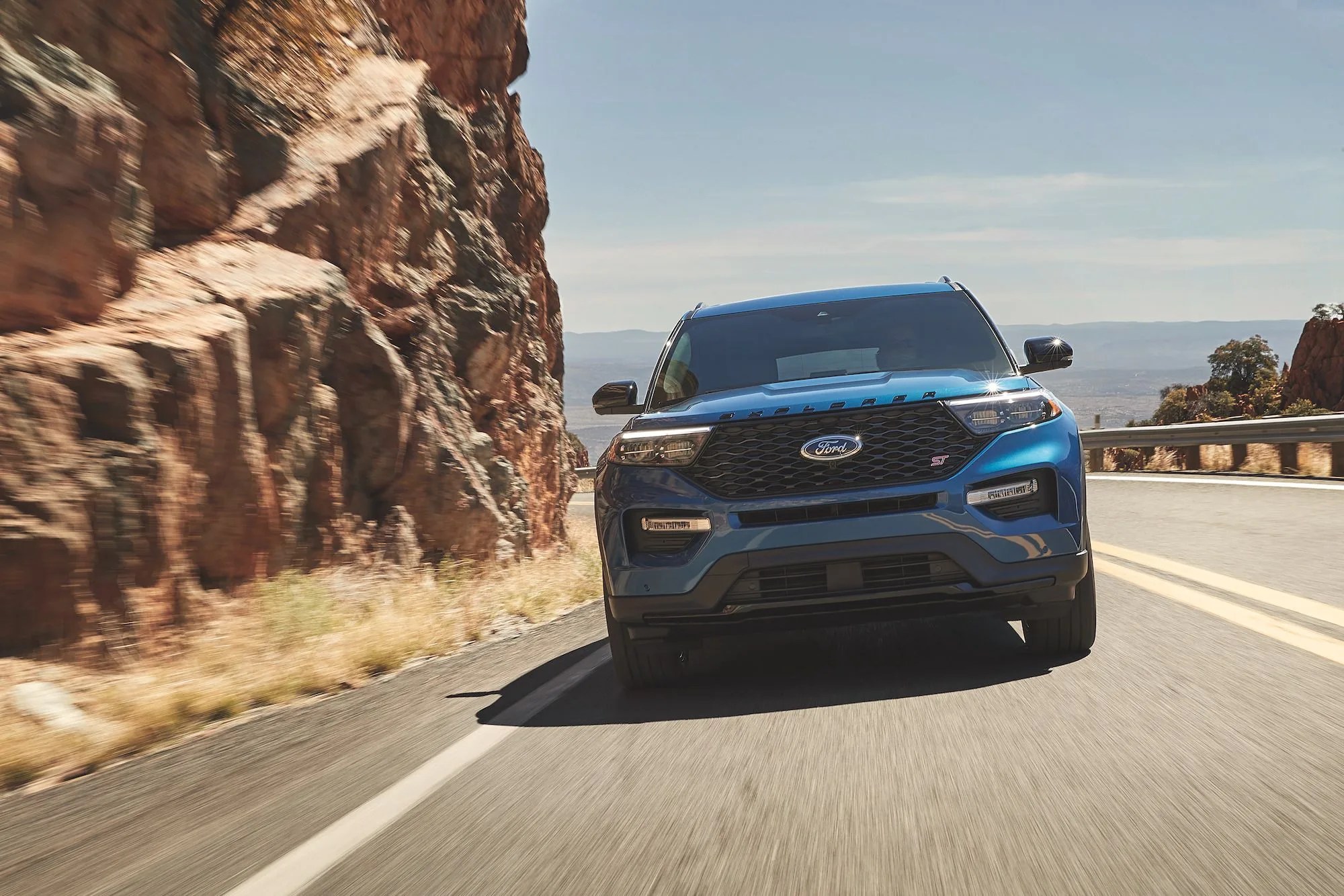 2022 ford explorer st preproduction vehicle shown available for order at your local ford dealer