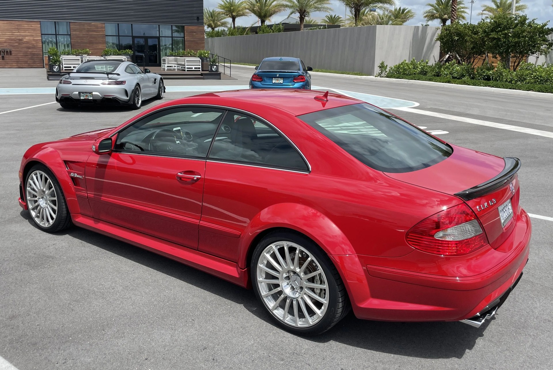 mercedes benz amg clk63 black series clk red