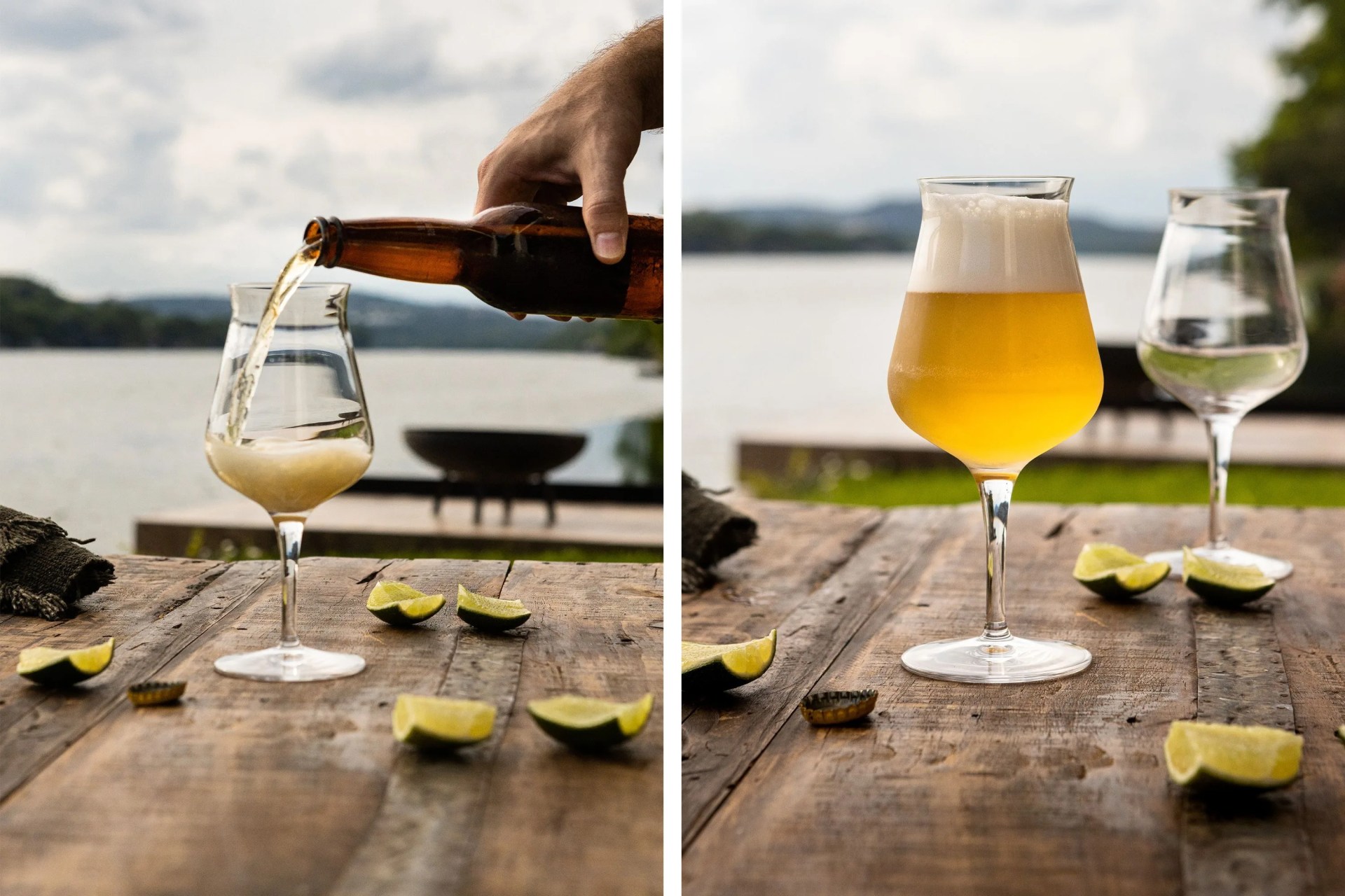 made in teku beer glass