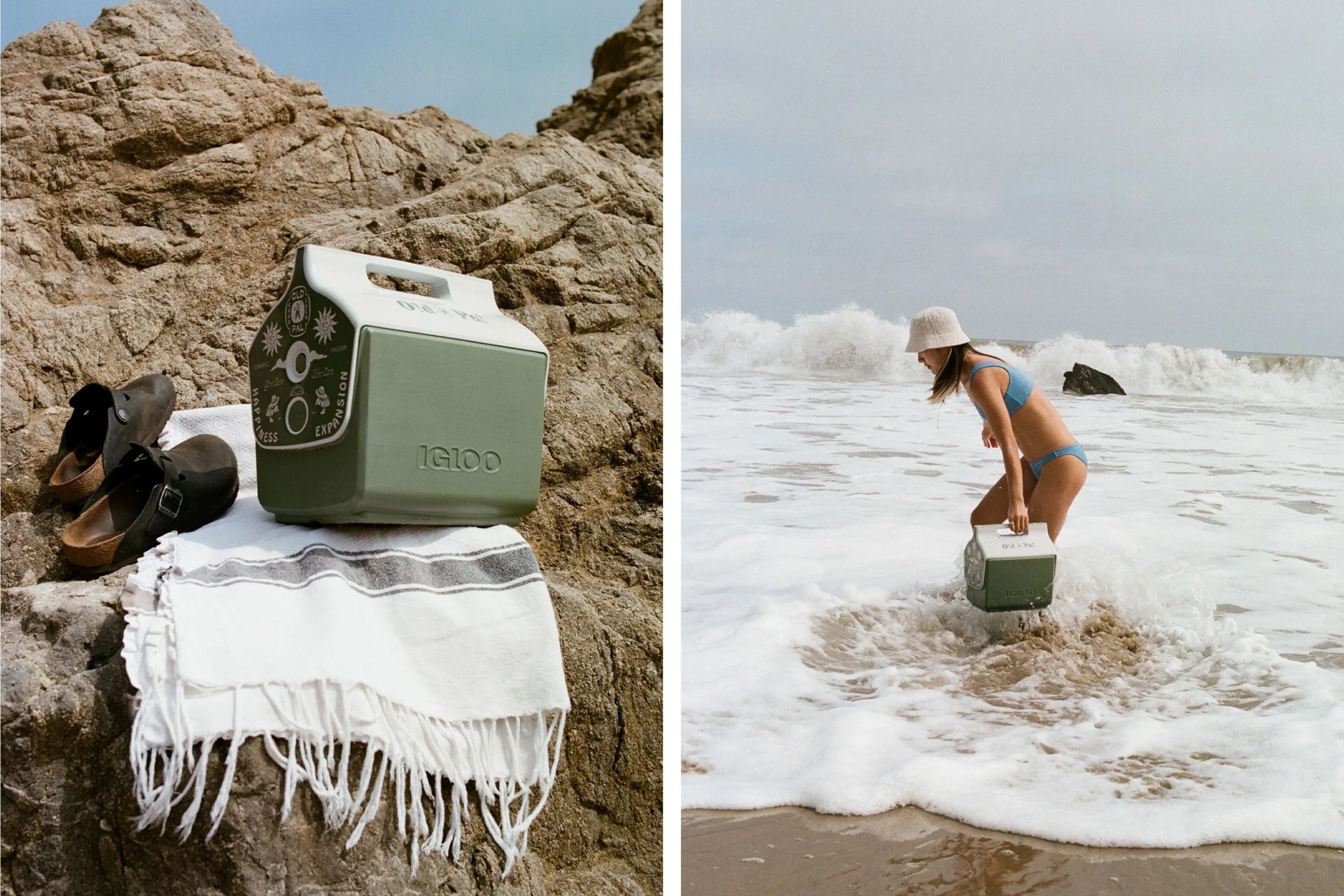 old pal provisions x igloo ecocool cold pal cooler