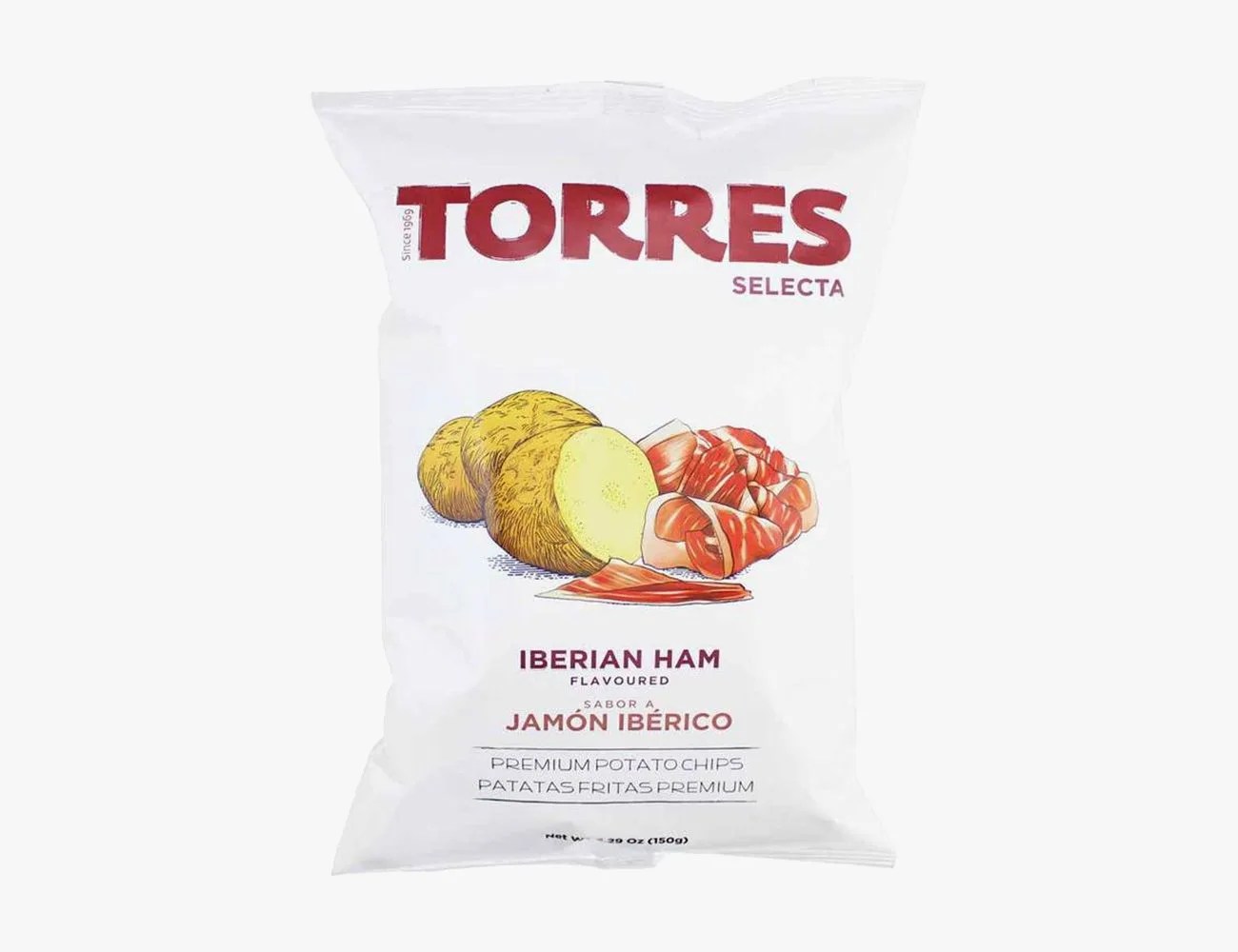 torres jam&oacute;n ib&eacute;rico potato chips