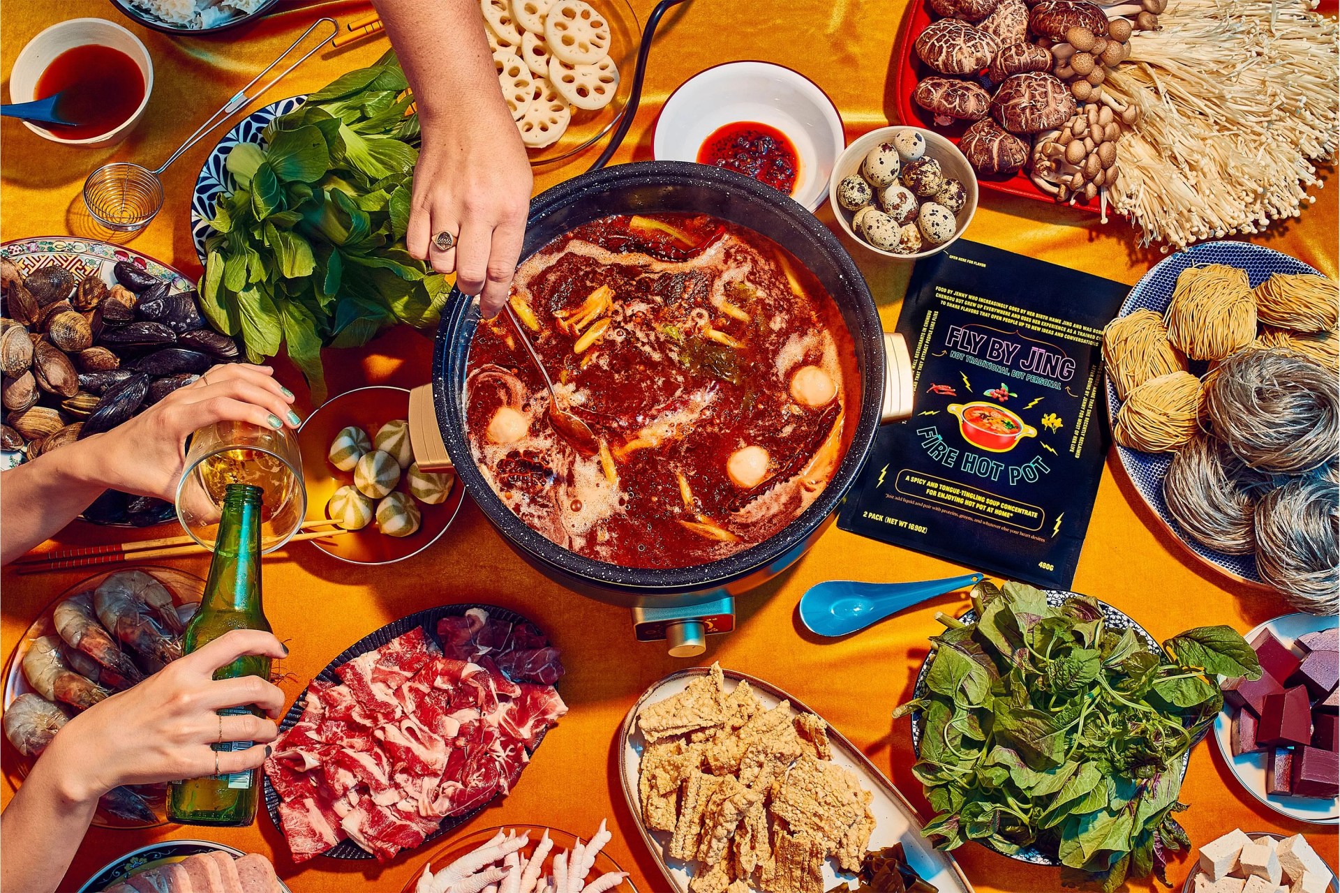 fly by jing fire hot pot base