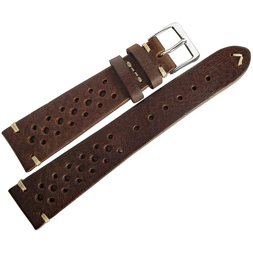 Eache Rally Leather Racing Strap