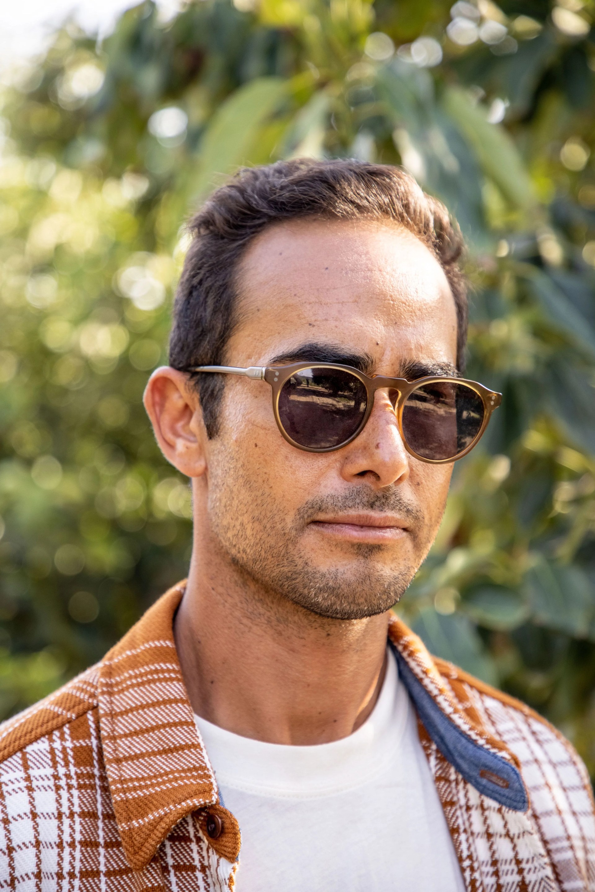 man wearing sunglasses