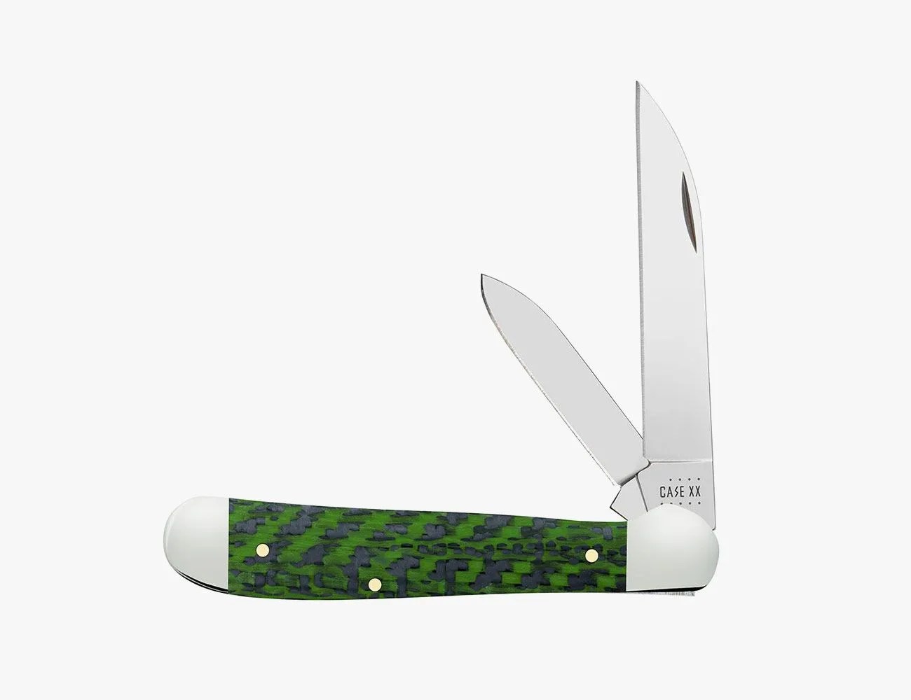 case knives green and black