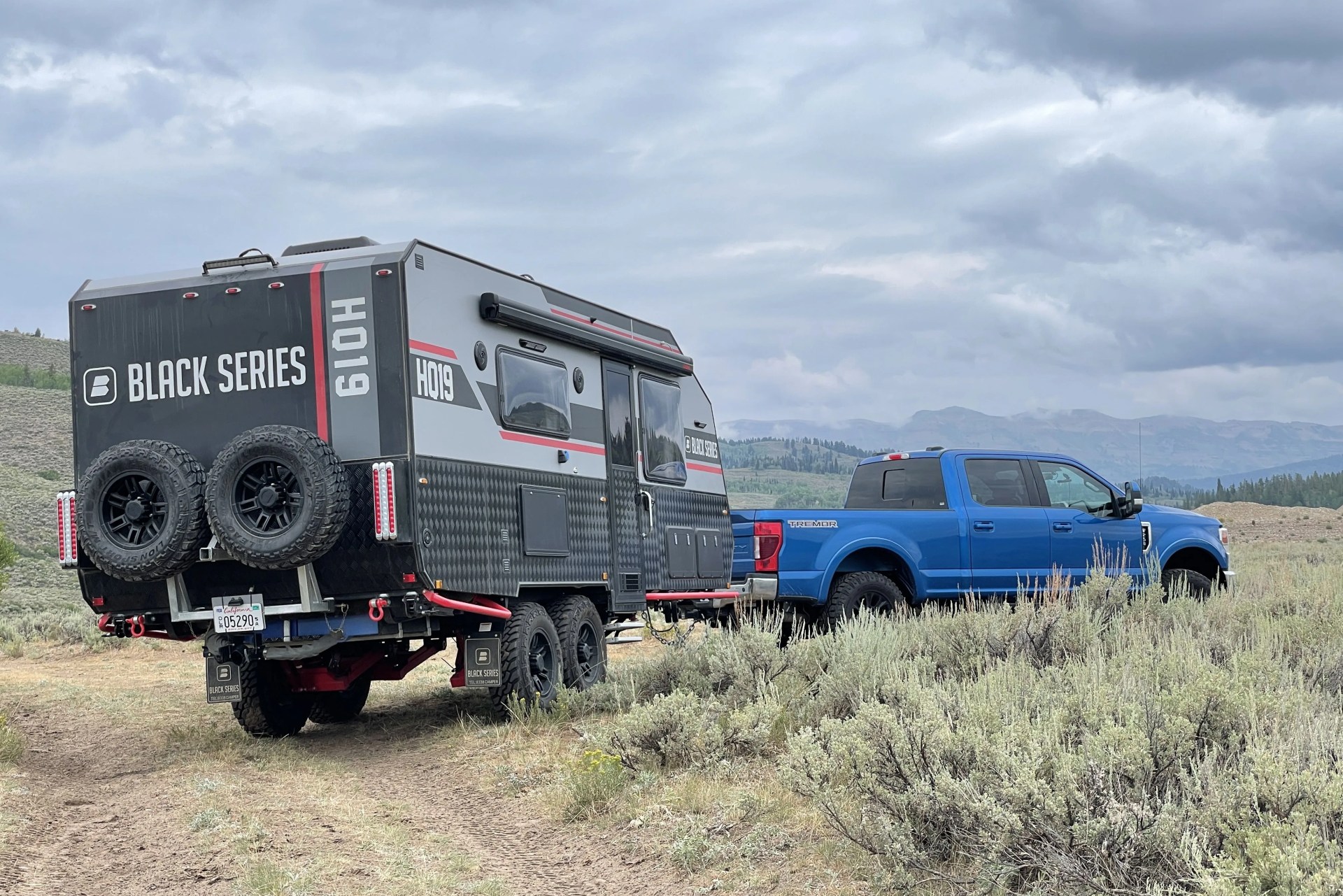 black series hq19 off road camping trailer