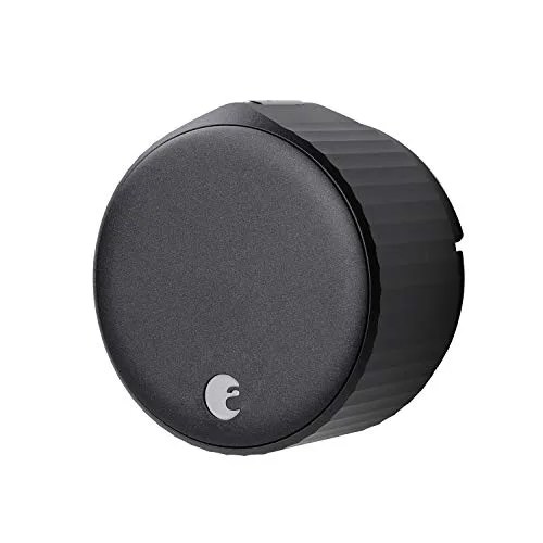 August Wi-Fi, (4th Generation) Smart Lock &ndash; Fits Your Existing Deadbolt in Minutes, Matte Black