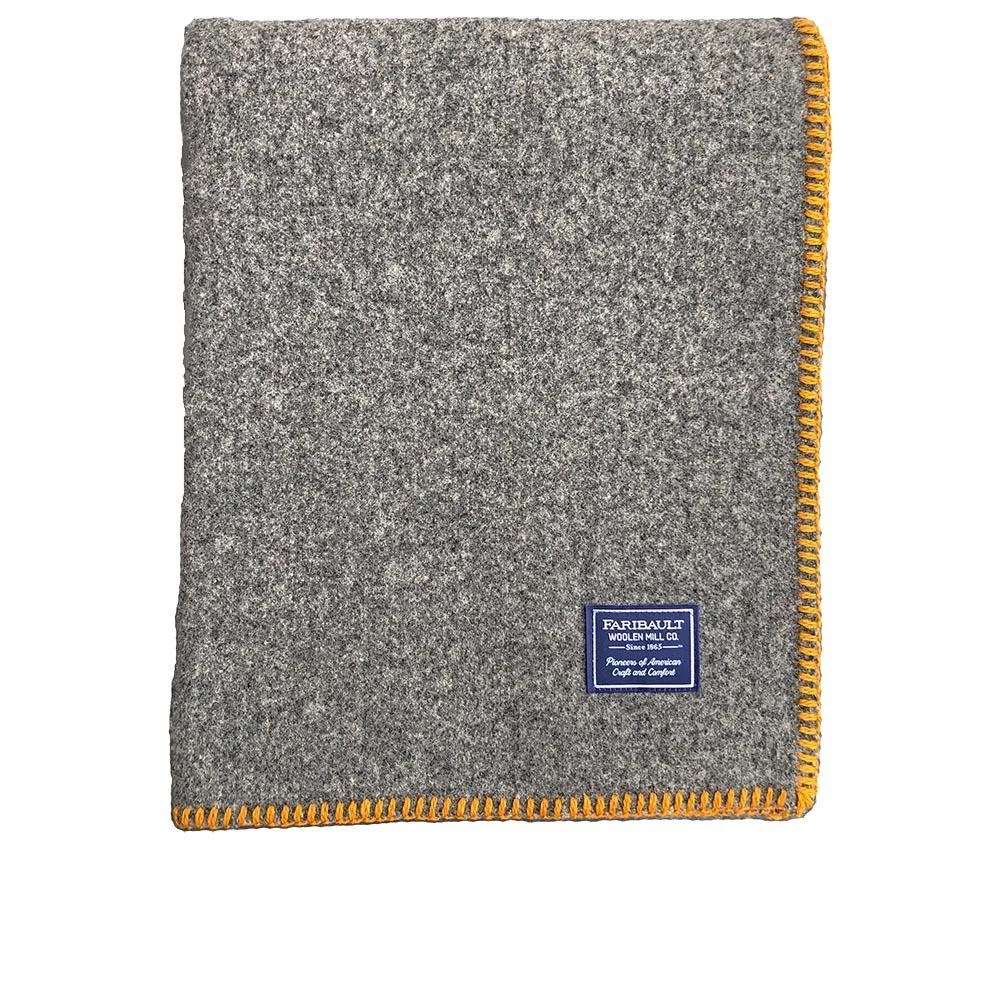 Bonfire Wool Throw Blanket