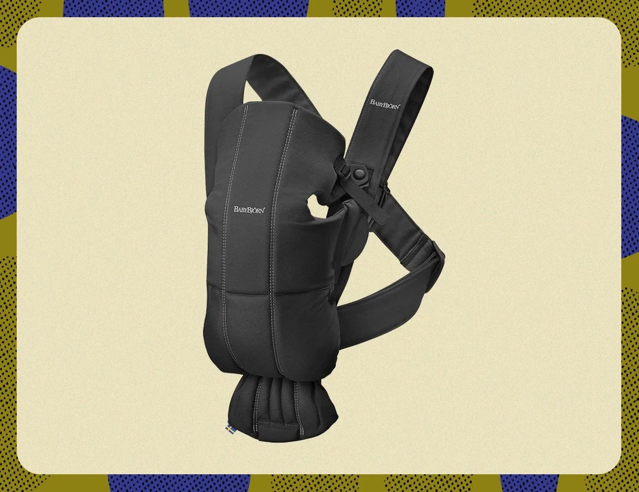 babybjÖrn baby carrier mini, cotton, black