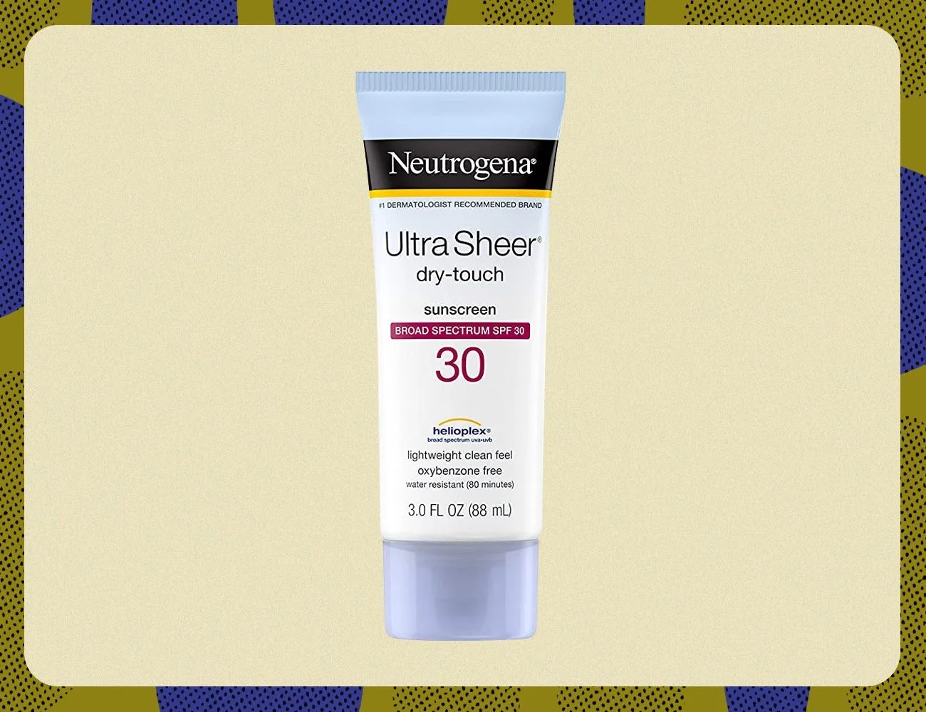 neutrogena ultra sheer dry touch sunscreen lotion, broad spectrum spf 30 uvauvb protection, oxybenzone free, water resistant, non comedogenic, non greasy, travel size, 3 fl oz, pack of 3