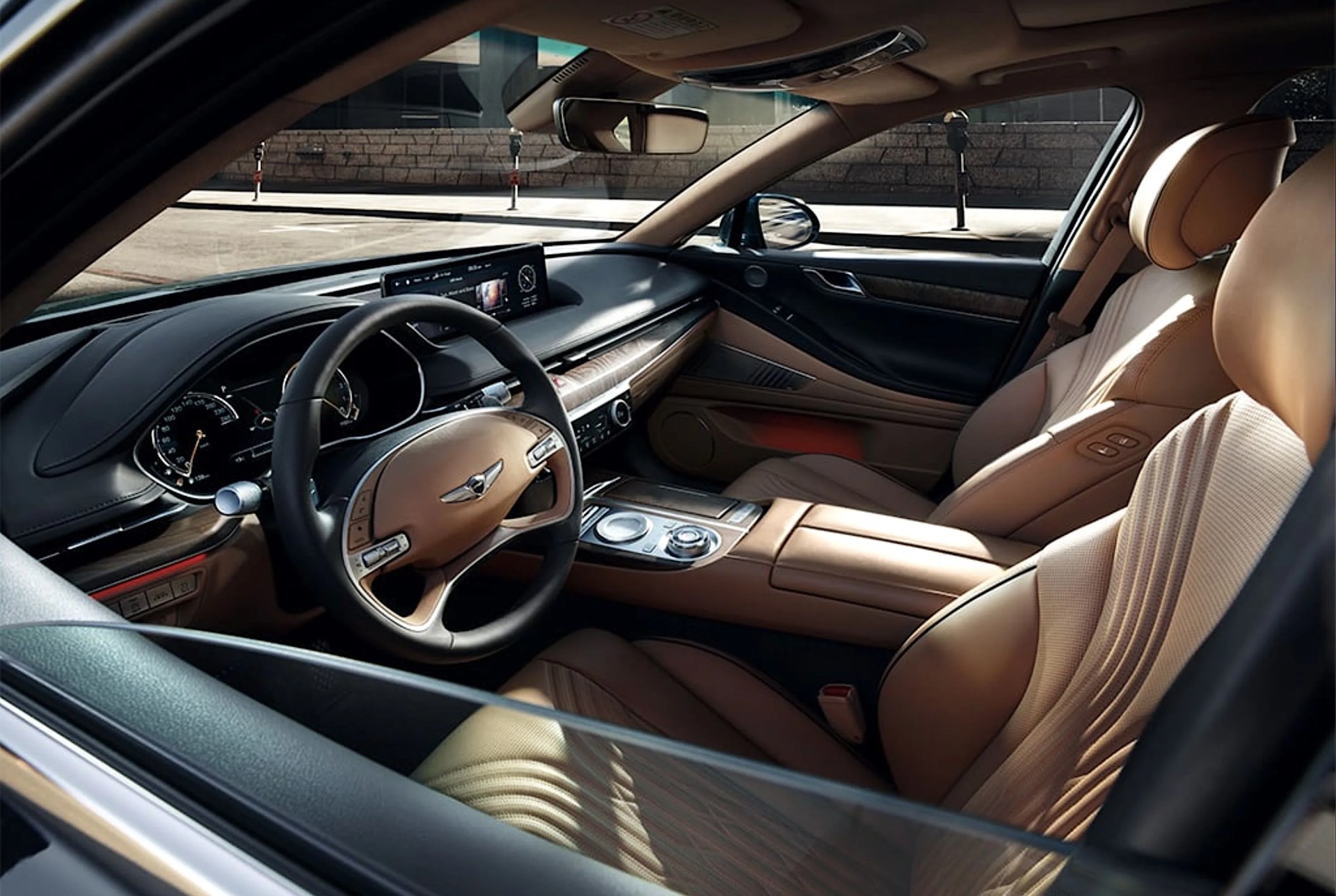genesis g80 2021 interior