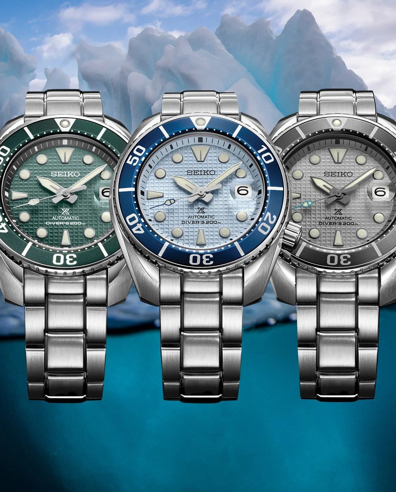 seiko ice diver watch collection