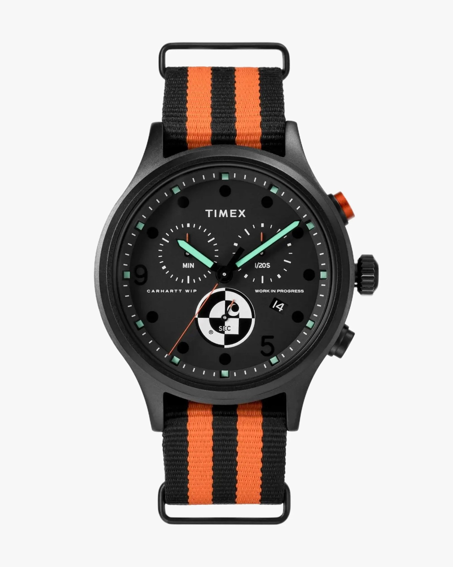 timex x carhartt wip range c allied chronograph