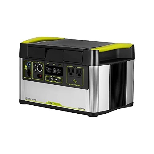 Goal Zero Yeti 1000 Core Portable Power Station, Solar-Charging Station Box, Indoor and Outdoor Power for Camping, RVing, Tailgating, Emergency Power, and More