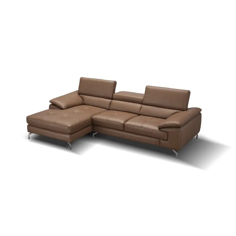 Grasmere 105" Wide Genuine Leather Sofa & Chaise