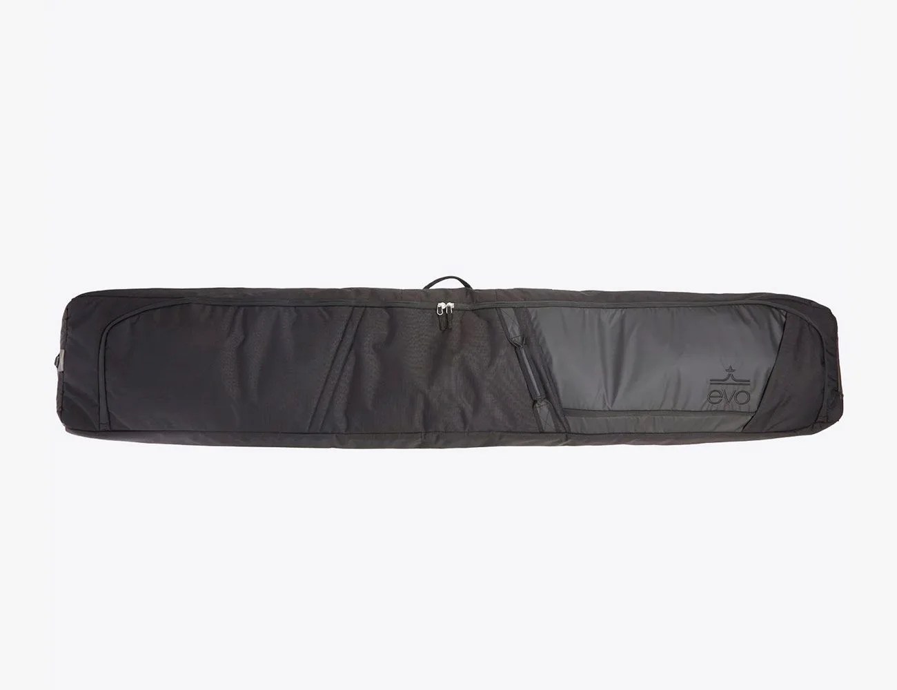 a black ski bag