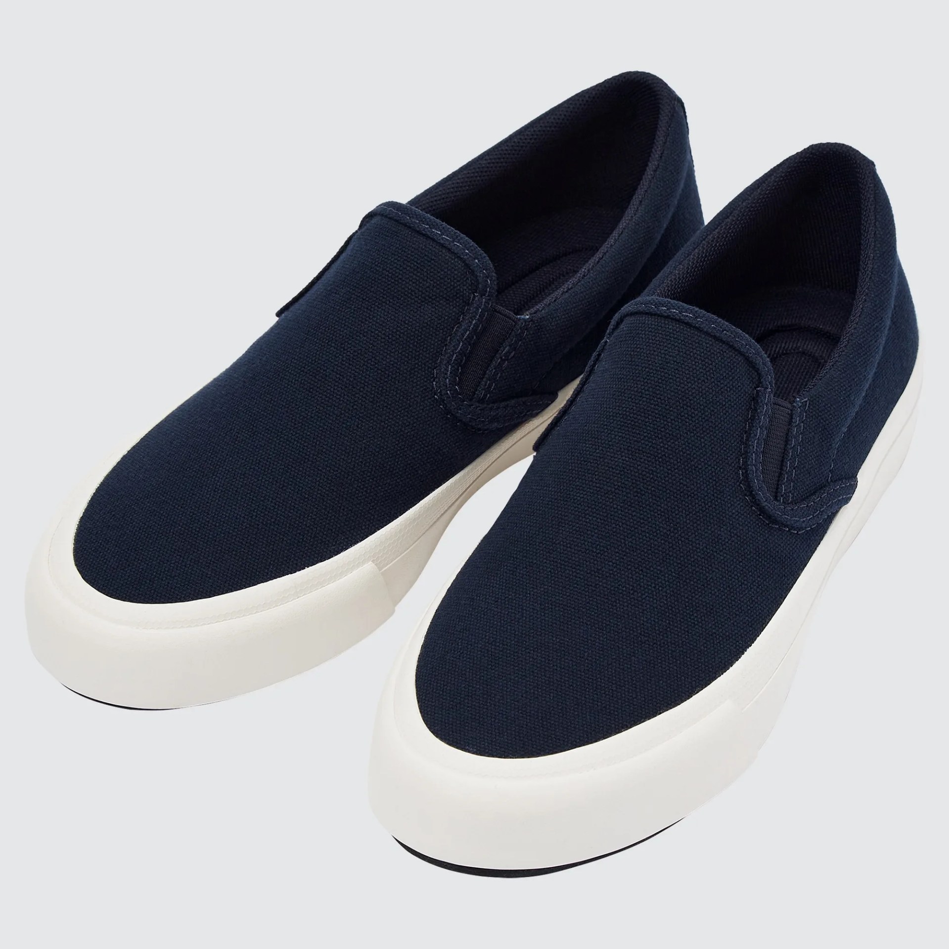 COTTON CANVAS SLIP-ON SHOES