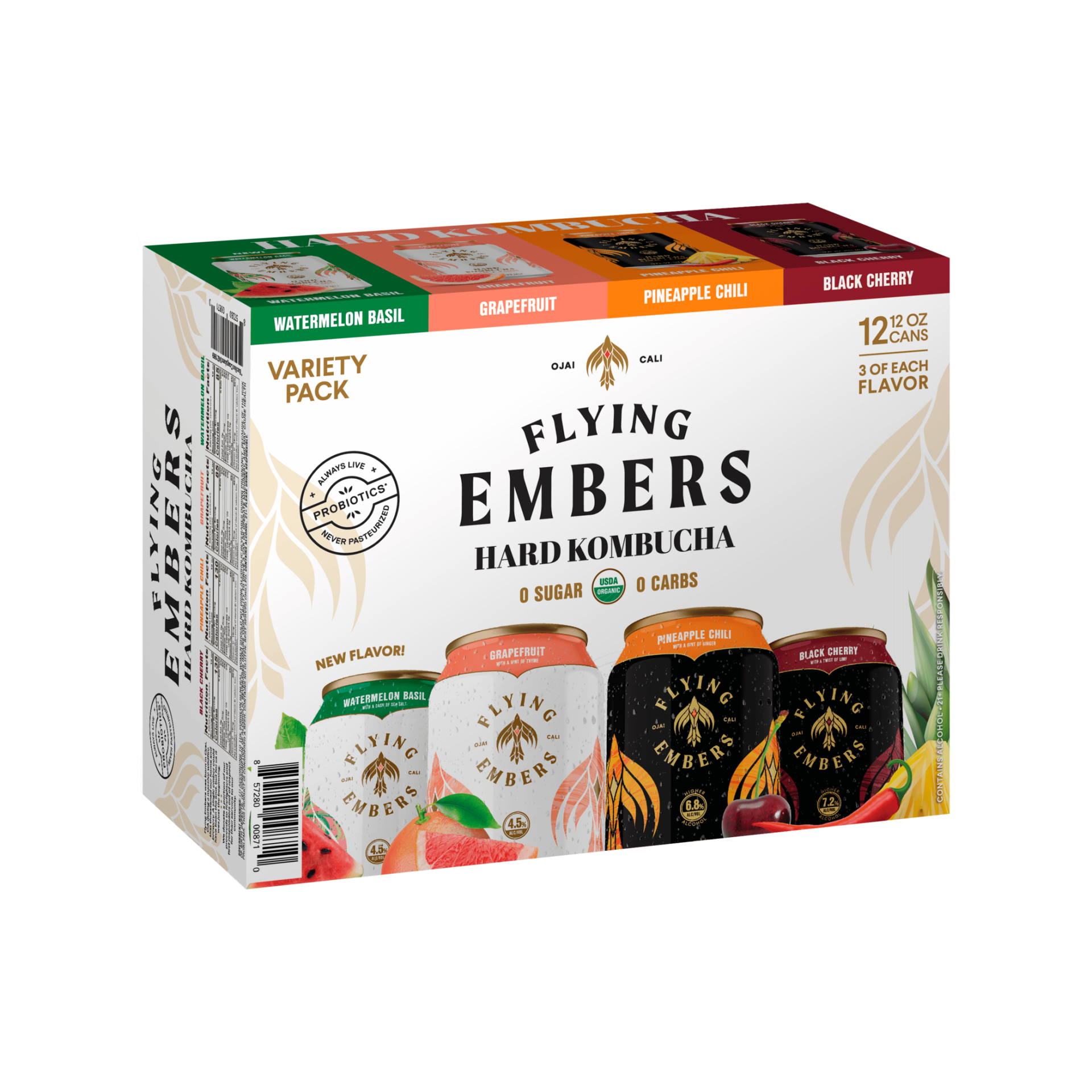 hard kombucha variety 24pk