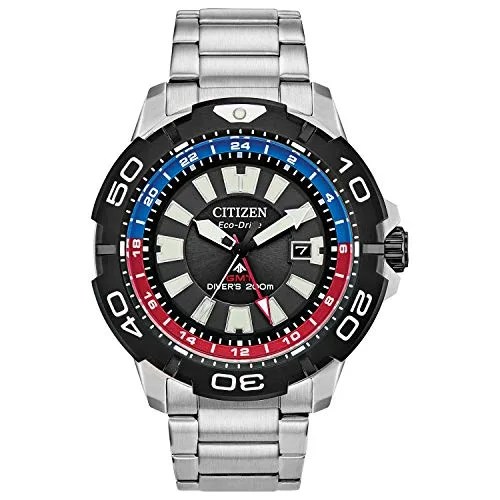 Citizen Eco-Drive Promaster Diver Quartz Mens Watch, Stainless Steel, Silver-Tone (Model: BJ7128-59E)