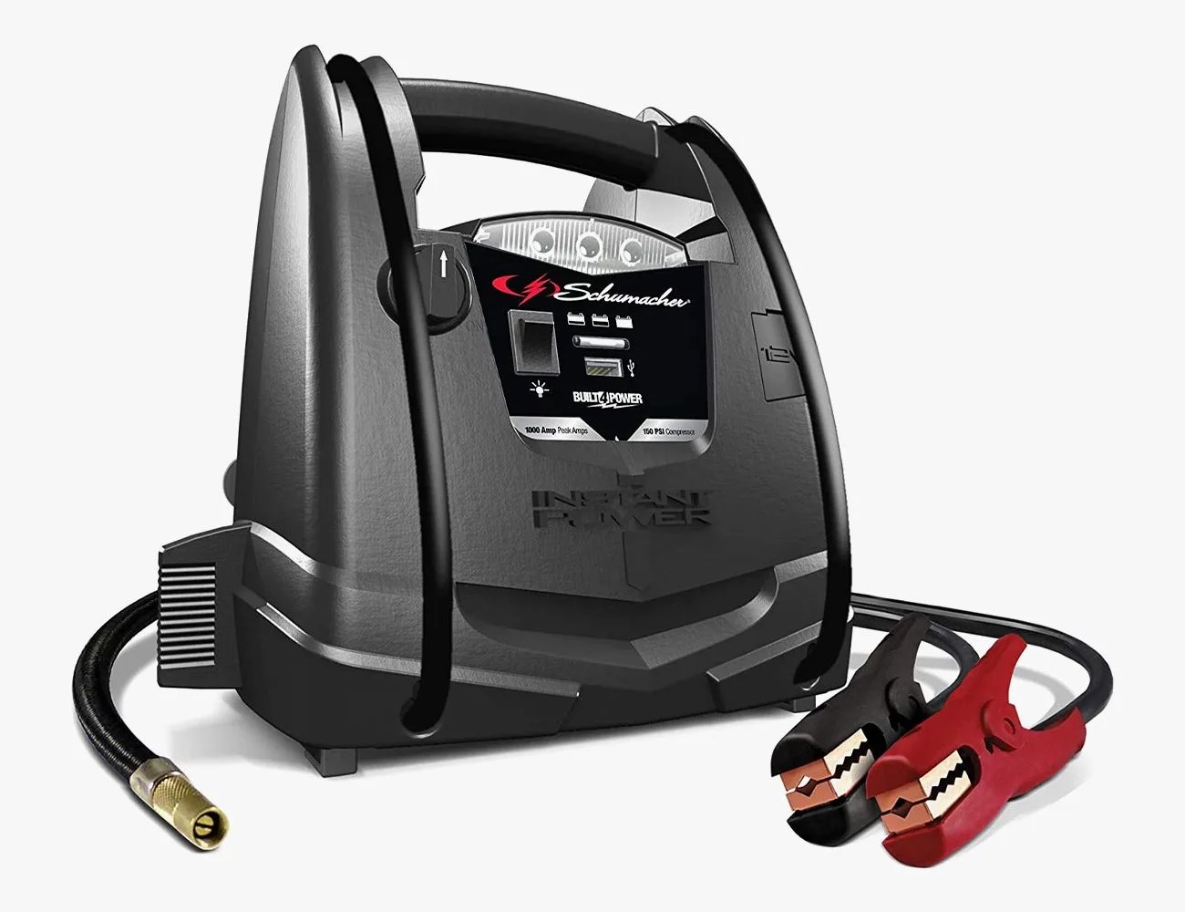 rechargeable agm jump starter with air compressor