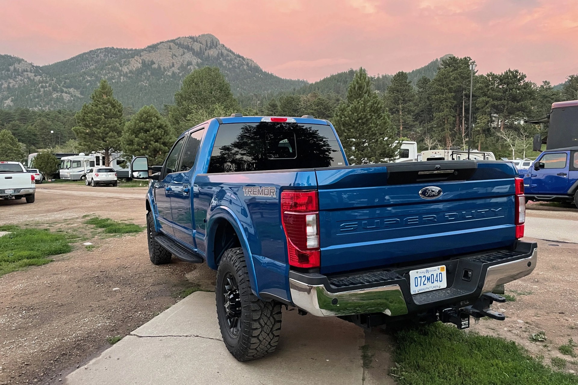 ford f 250 f250 tremor blue
