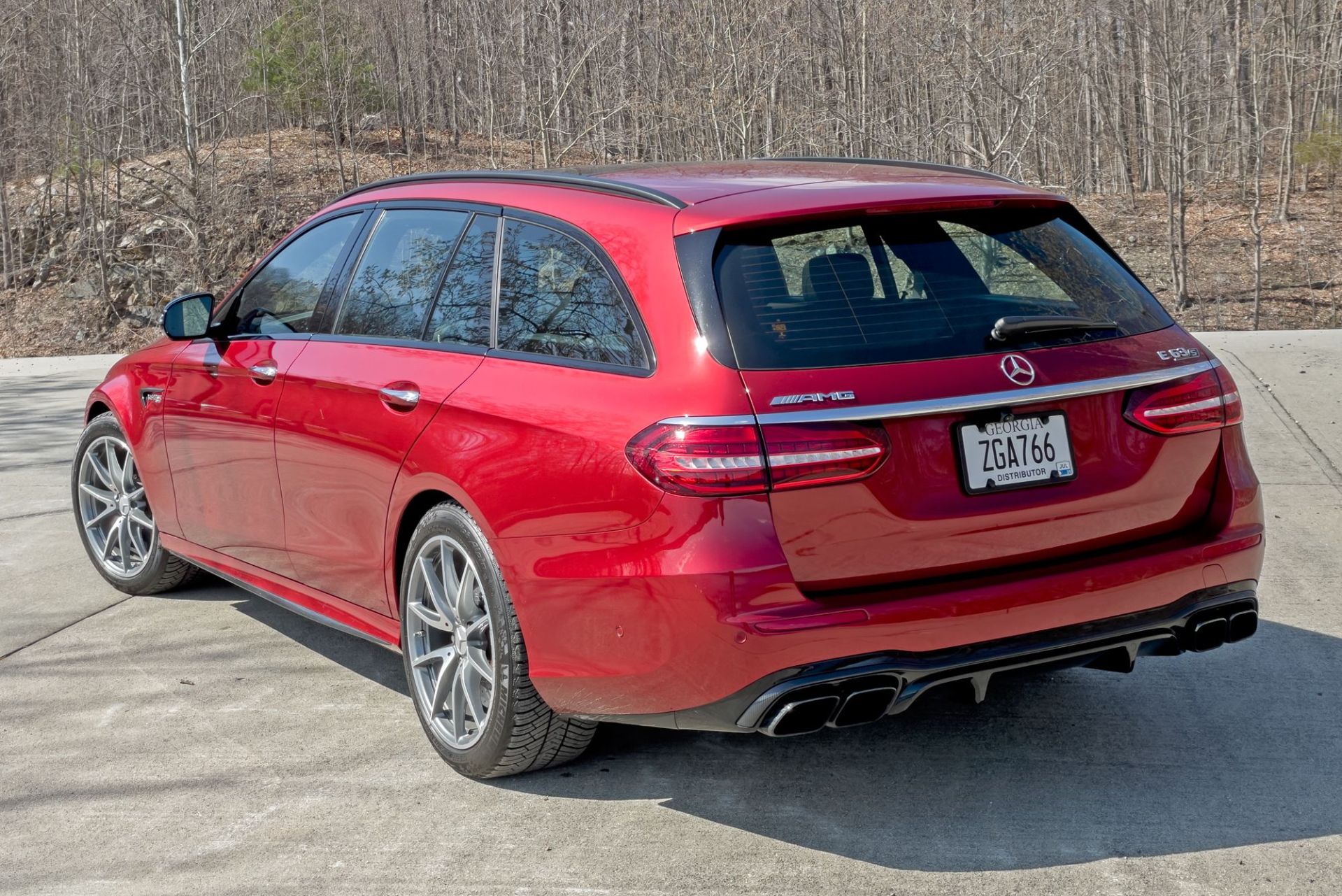 mercedes benz amg e63 wagon 2021 red