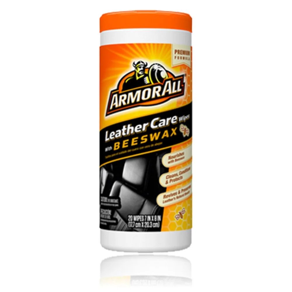 armor all leather care wipes with beeswax