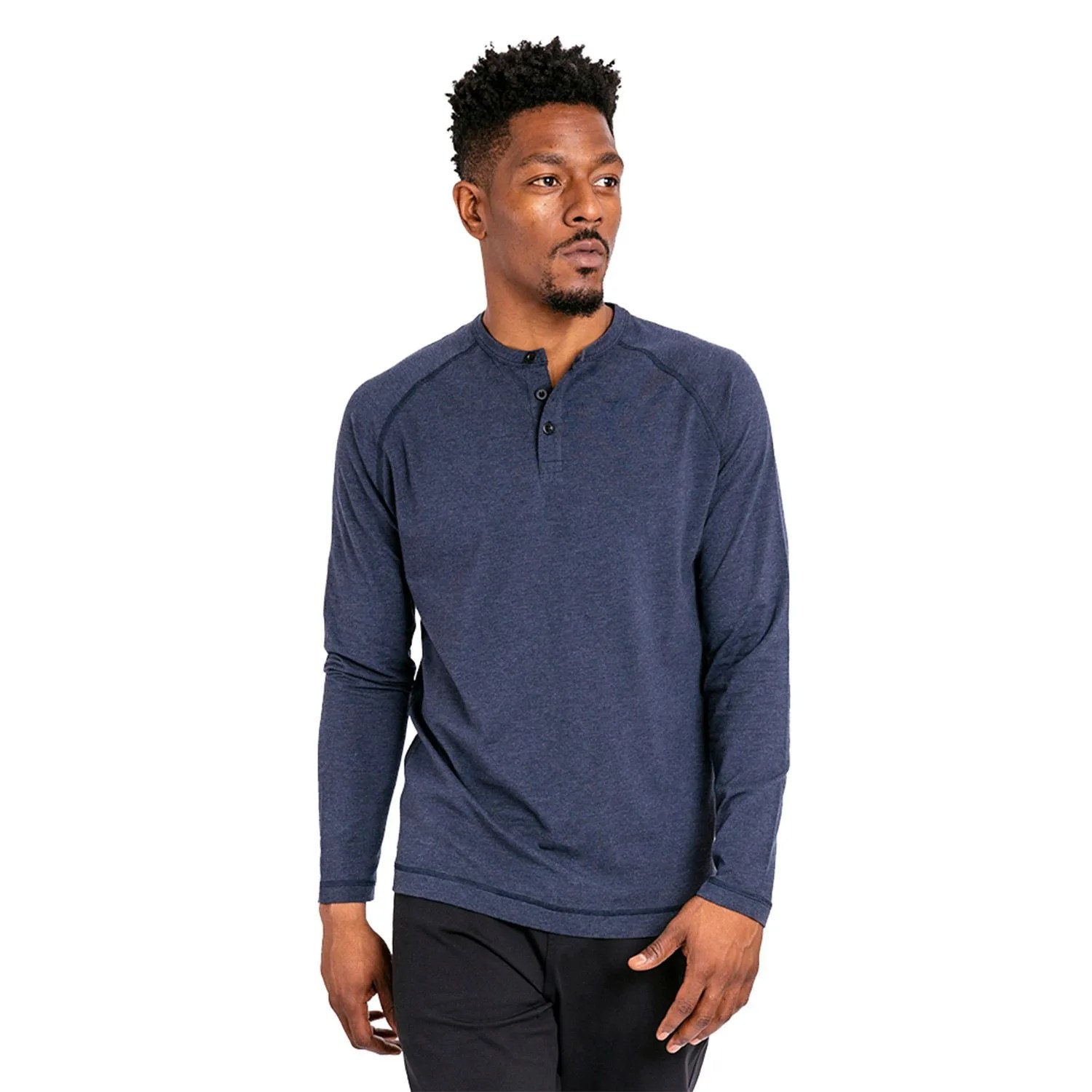 long sleeve go to henley