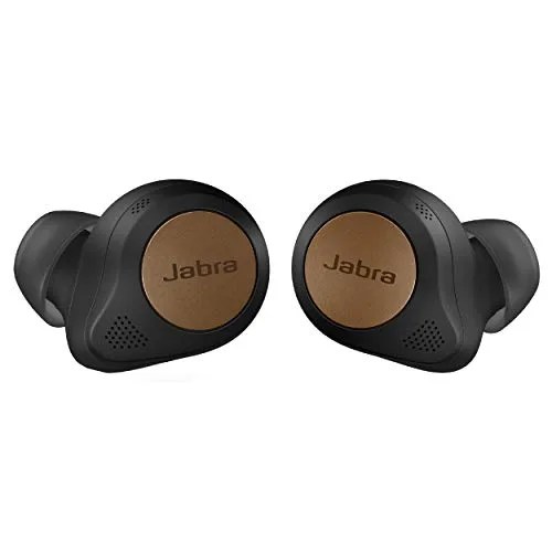 Jabra Elite 85t True Wireless Bluetooth Earbuds, Copper Black &ndash; Advanced Noise-Cancelling Earbuds with Charging Case for Calls & Music &ndash; Wireless Earbuds with Superior Sound & Premium Comfort