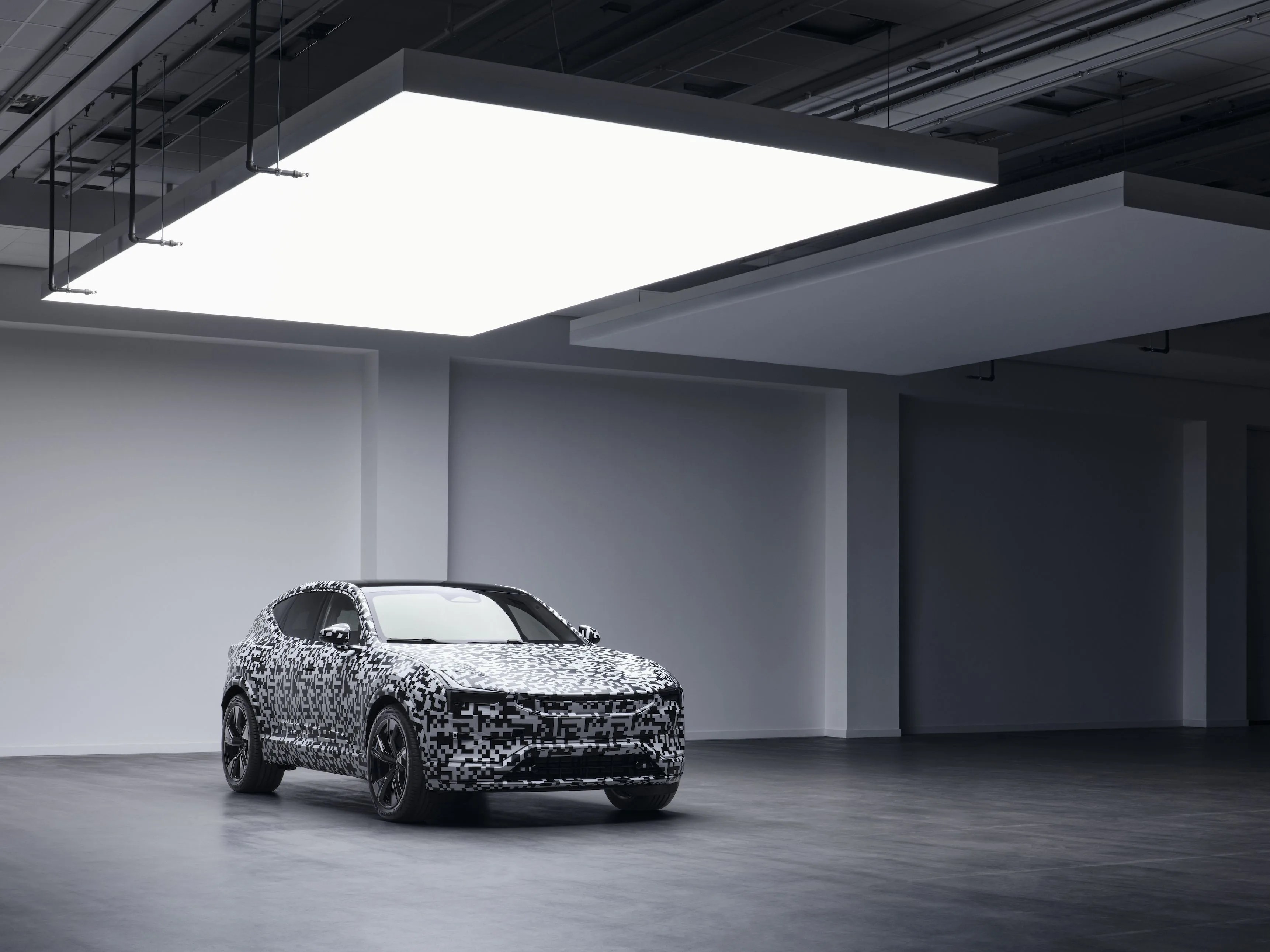polestar 3 in camouflage