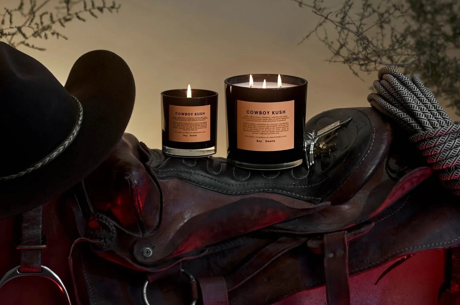cowboy cush candle