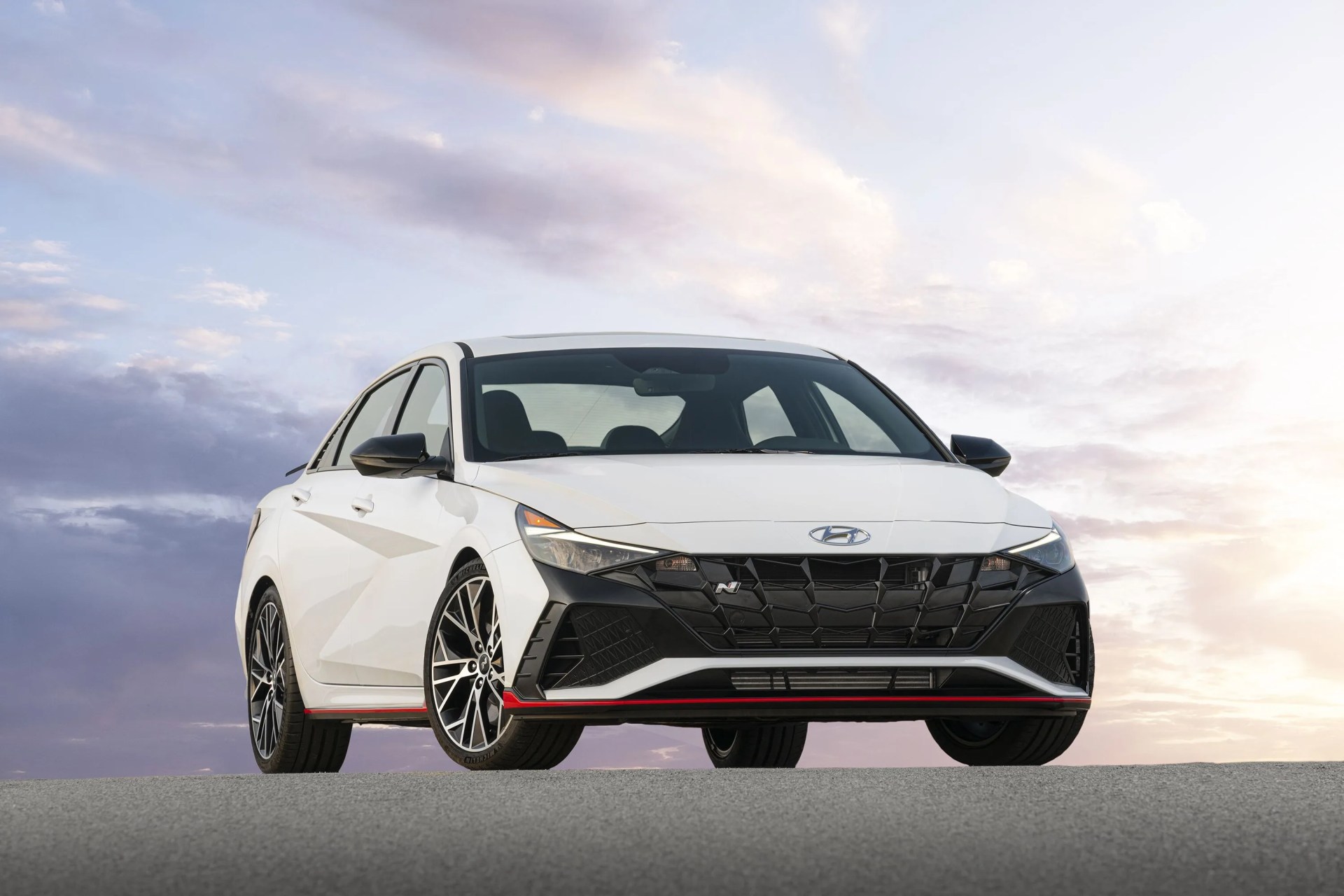hyundai elantra n front
