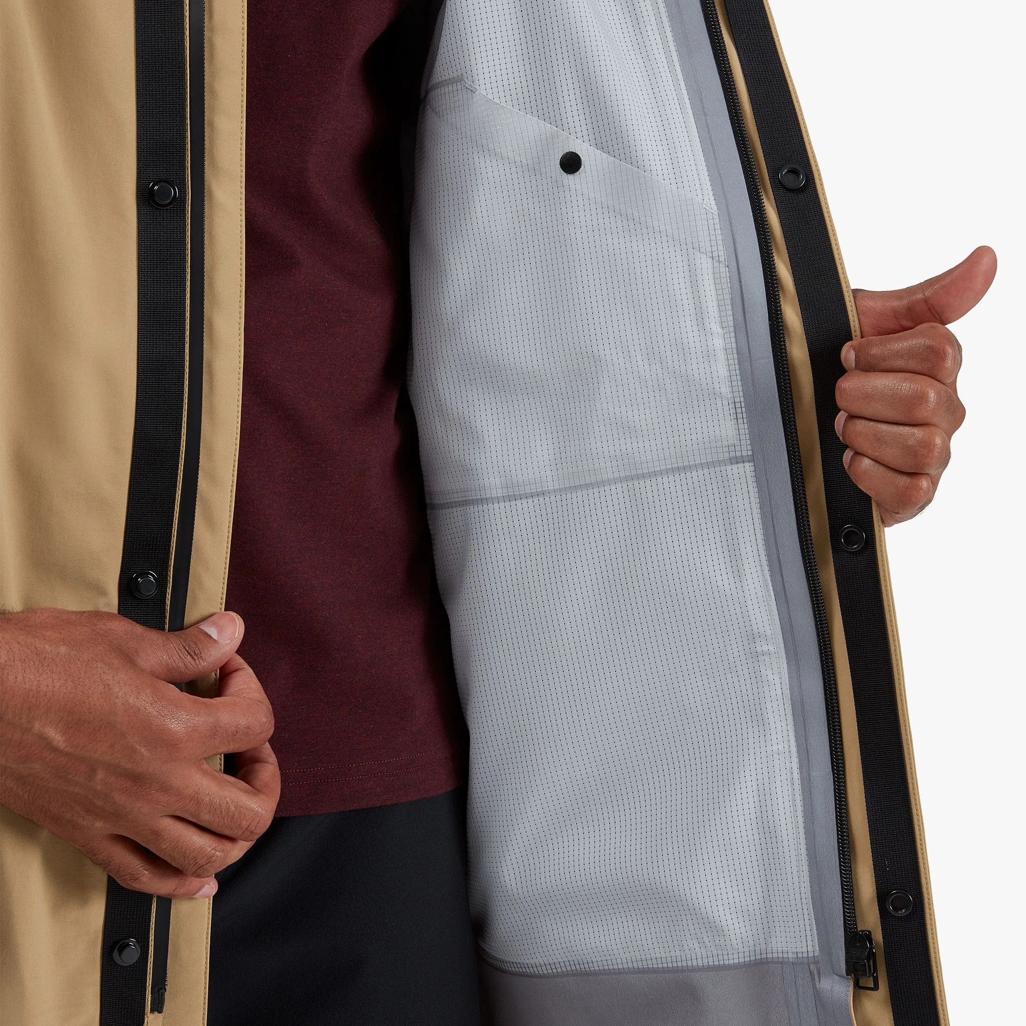 on parka