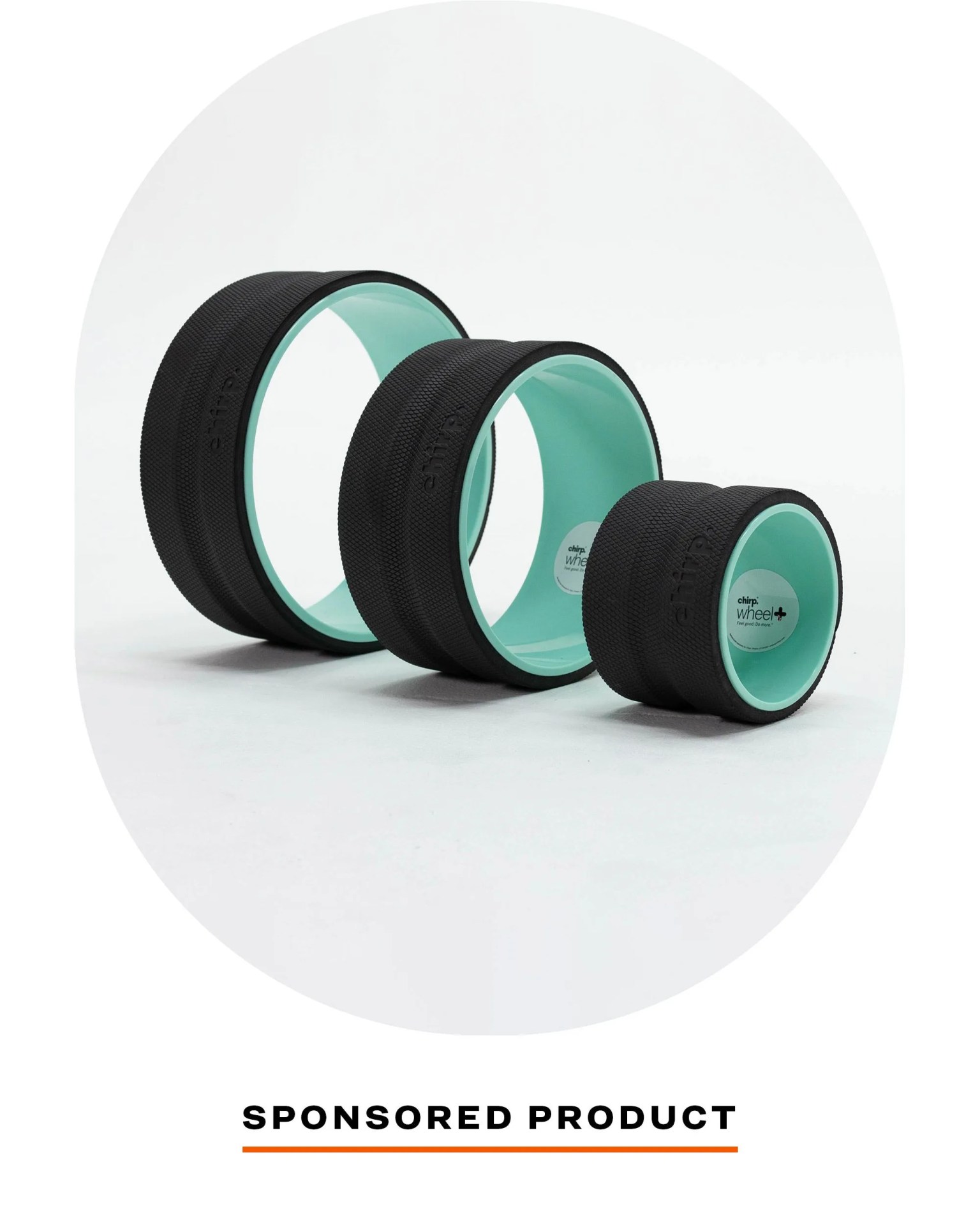 roll away back pain with the chirp wheel