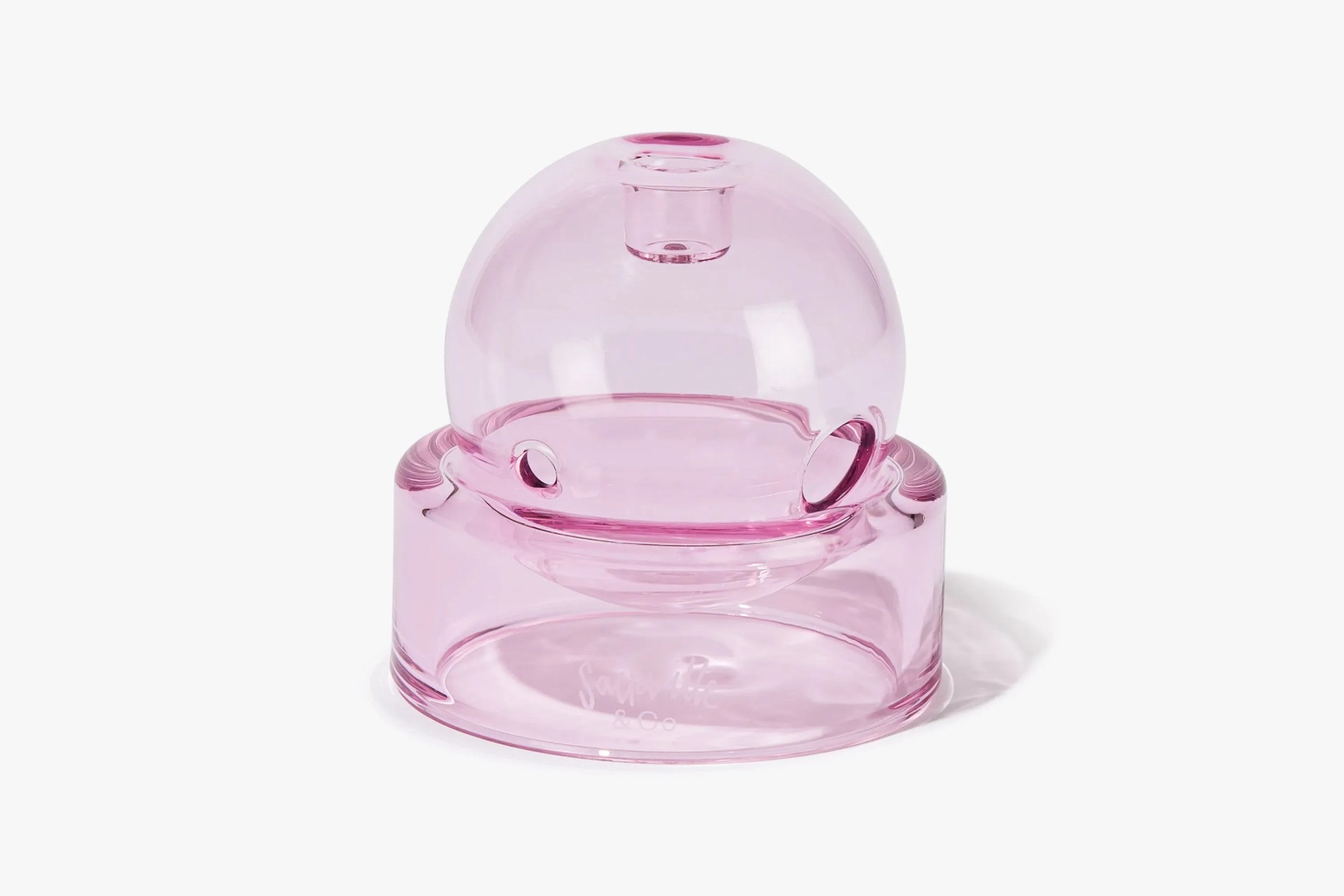 vibrant crystal ball pipe