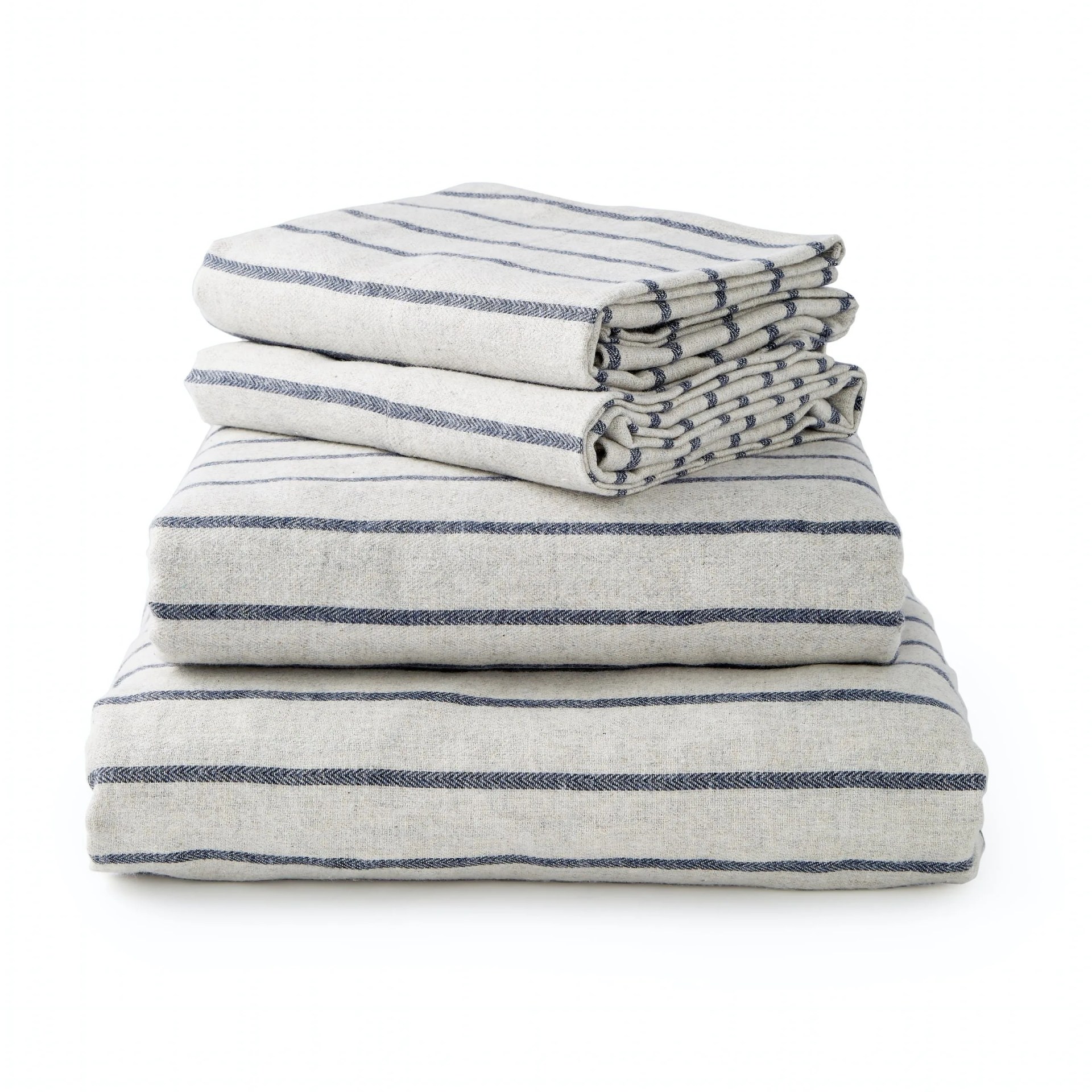 upstate eco heather flannel sheet set