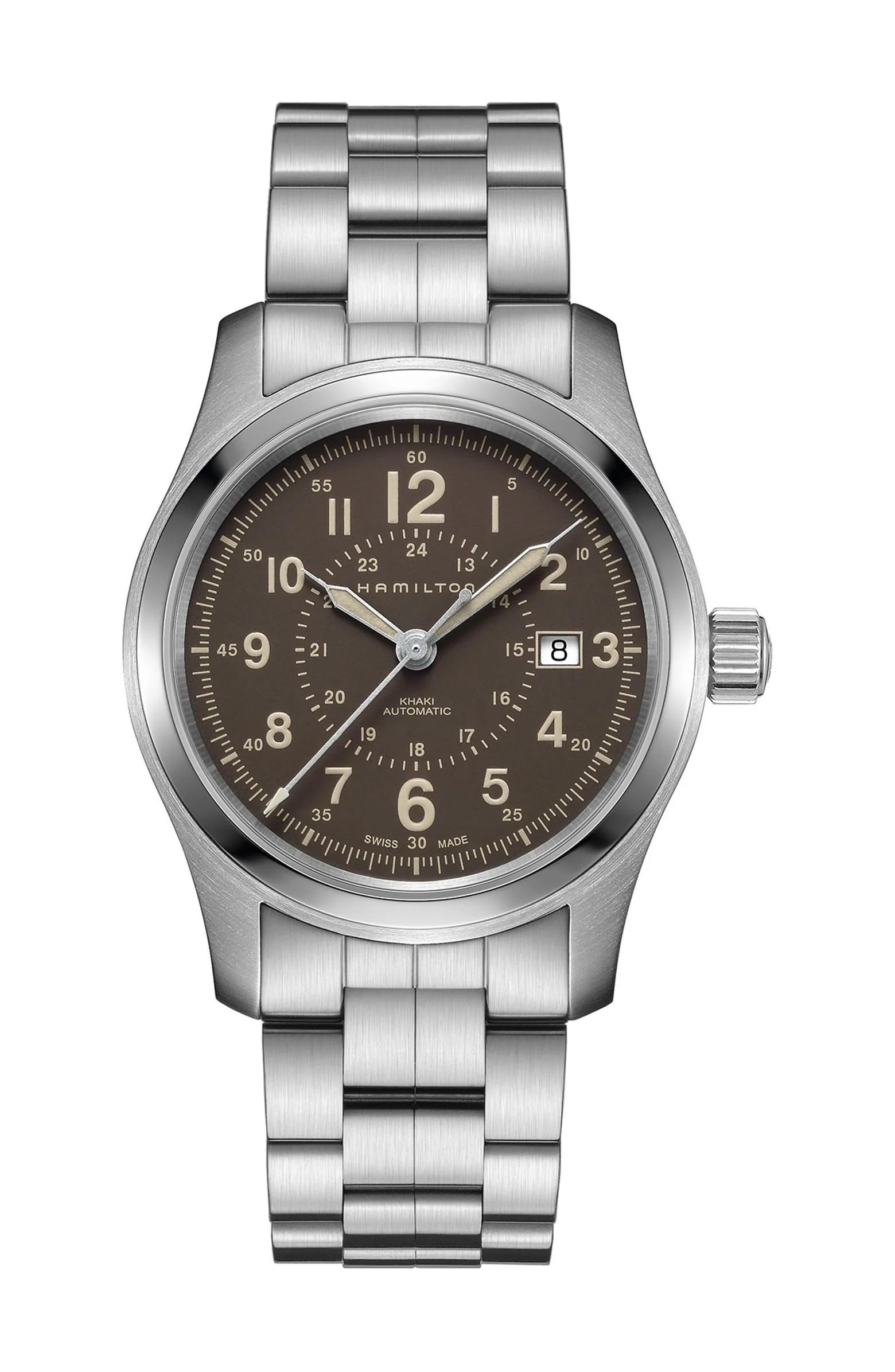 Men's Khaki Field Bracelet Watch, 42mm