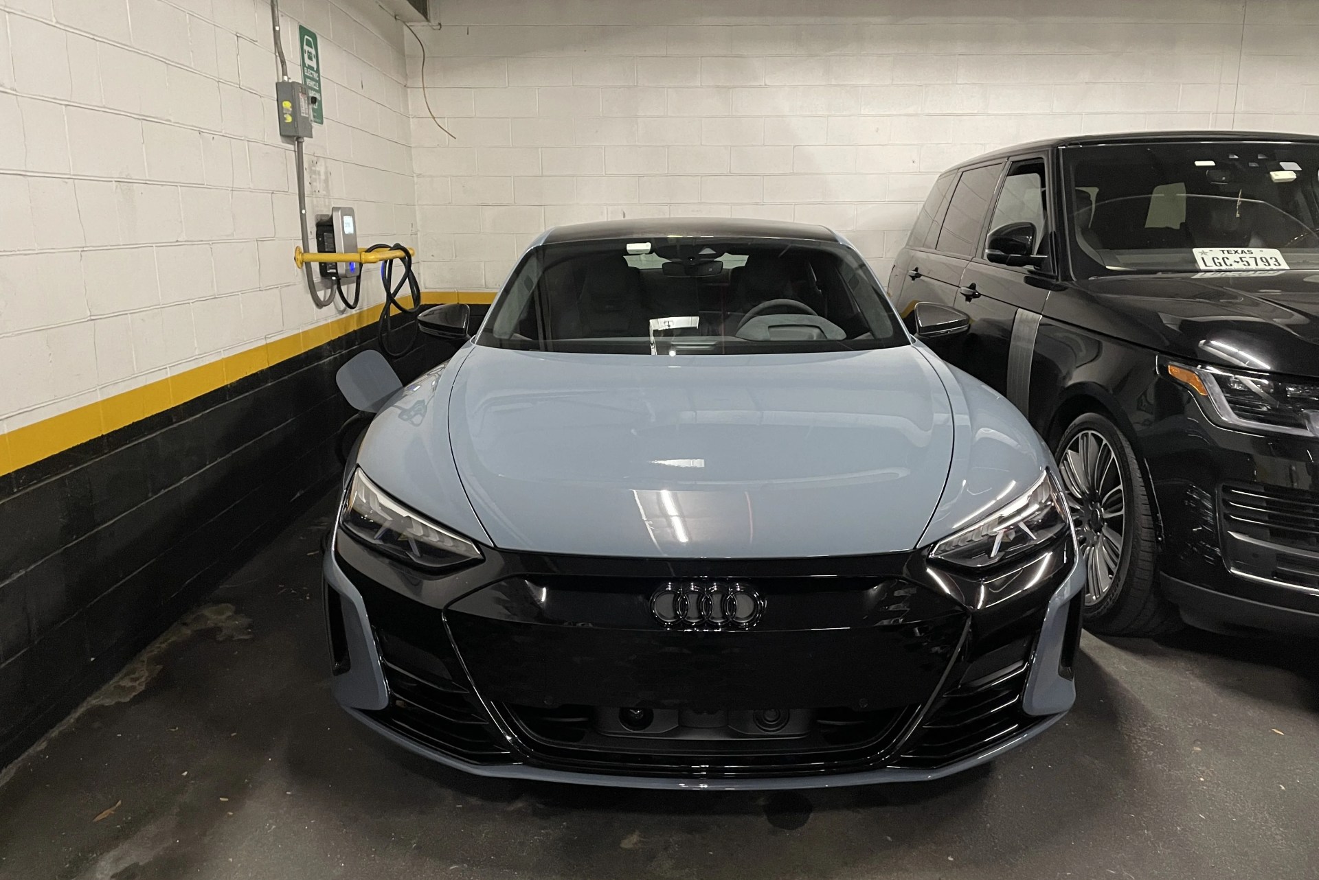 2021 audi rs e tron gt in flat gray