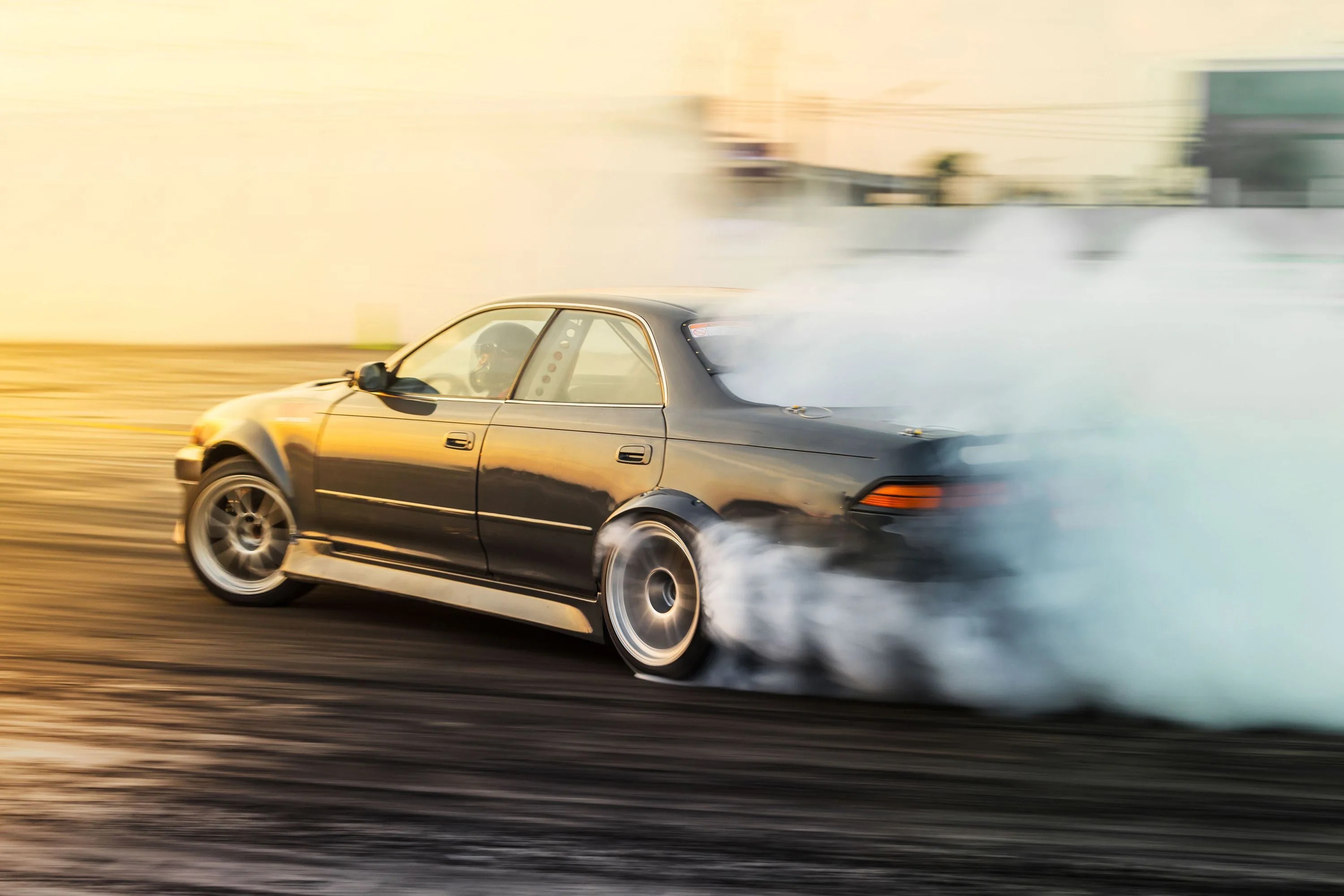 sunoco man driving car