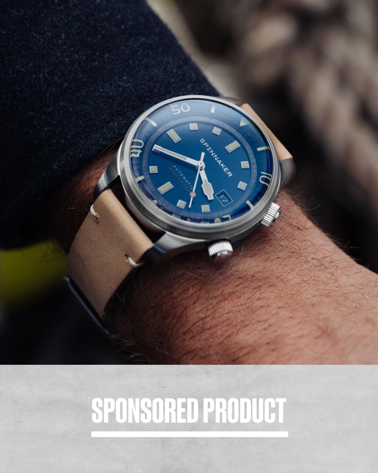 sponsored product spinnaker watch