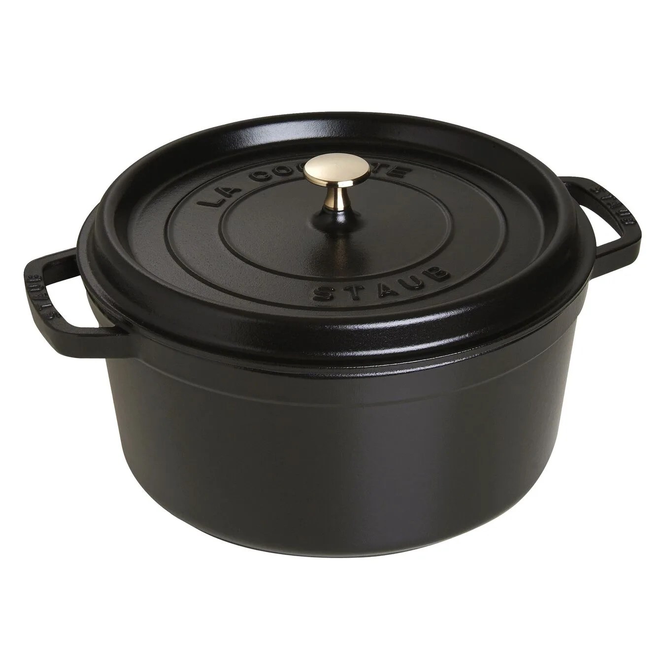 staub cast iron   round cocottes