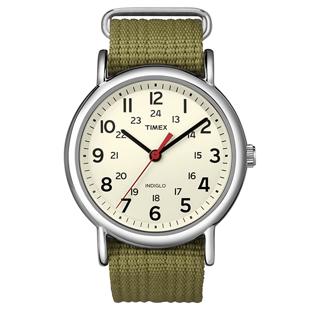 Timex Weekender Analog Beige Dial Unisex Watch - T2N651