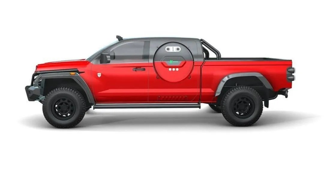 scg boot hydrogen powered pickup