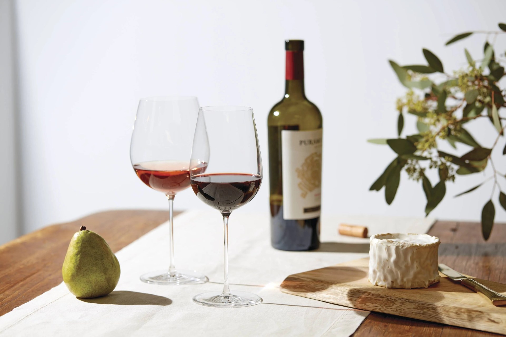 lenox signature series warm and cool region 4 piece wine glass set