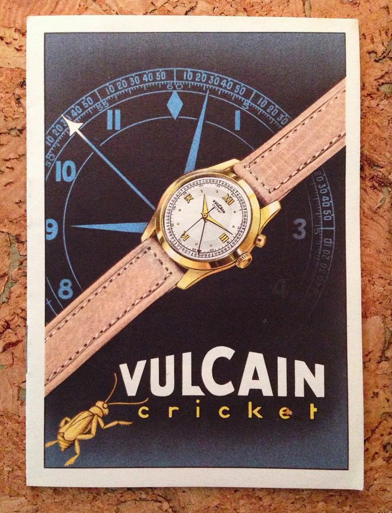a vintage vulcain ad