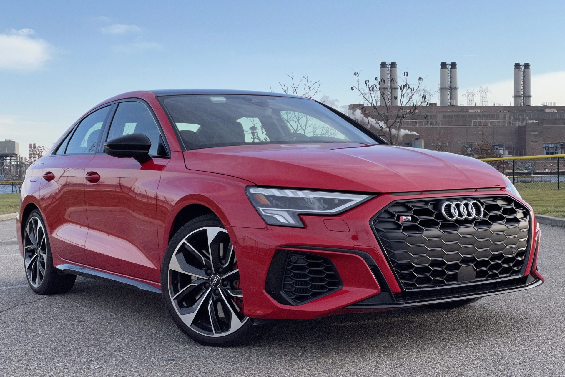 audi s3 2022 red
