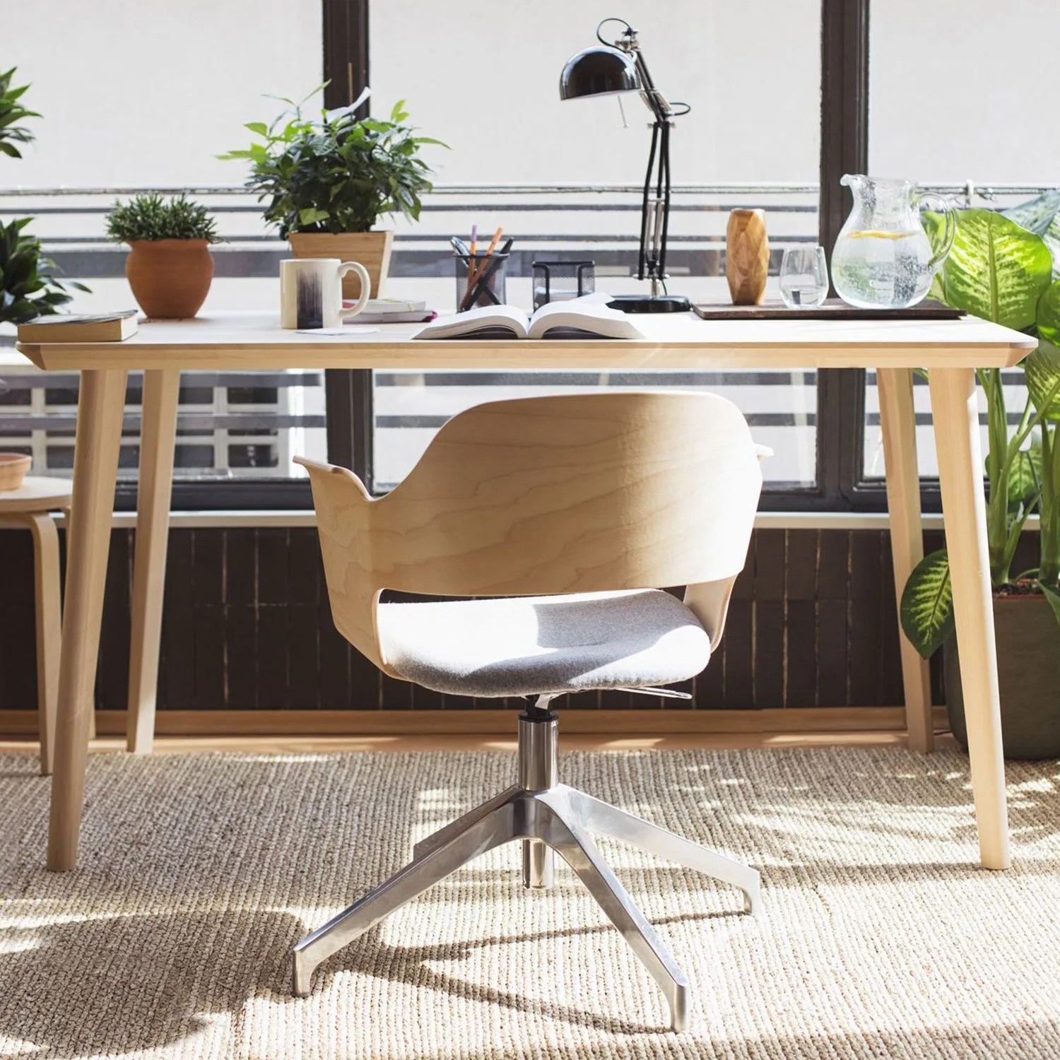 empty chair in home study